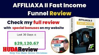 AFFILIAXA II Fast Income Funnel review | Demo | Bundle | Huge Bonus | Discount Coupon