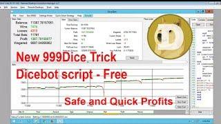 New 999Dice Trick - Dicebot scripts V9 - Free download - Fishing v3
