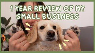  Shop Talk: 1 Year Review of my Small Business!  Sources of Income, Crochet, What I've learned...