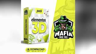 PACK - ELEMENTOS 3D PNG (GRATUITO)