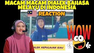 MACAM MACAM DIALEK BAHASA MELAYU DI INDONESIA | RYZA OFFICIAL REACTS