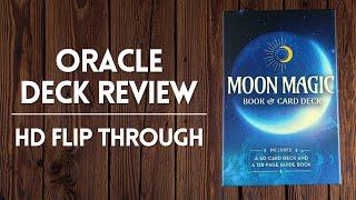 Moon Magic Book & Card Deck | Includes a 50-Card Deck and a 128-Page Guide Book (Sirius Oracle Kits)