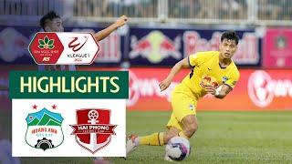 Highlights HAGL - Hải Phòng l Pha vô lê quá đẹp gieo sầu cho HAGL