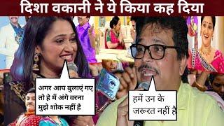 Disha vakani Sevag reply to Asit modi | Daya bhabhi angry reaction on Asit modi's statement