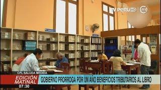 La Cámara Peruana del Libro destaca la norma que prorroga la vigencia de beneficios tributarios