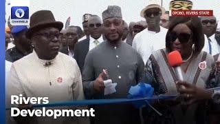 Gov Fubara commissions Opobo Ring Road, Bridges | Live