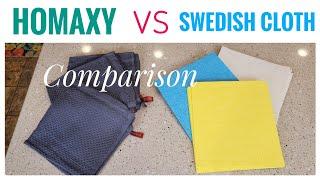 Swedish Cellulose vs Homaxy Cotton Dish Cloth Comparison Best Selling Washing Dishes Cloths