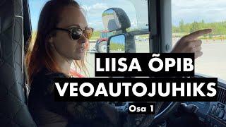 Liisa õpib veoautojuhiks. Osa 1. AUTOSERT TV 2021.