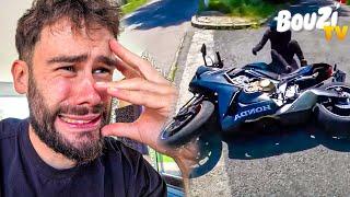 ELLE TOMBE 2 FOIS EN 2 MINUTES … (React Motos)