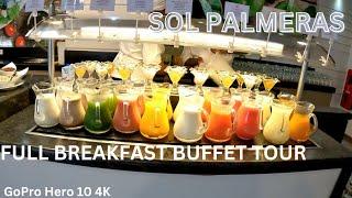 SOL PALMERAS RESORT, VARADERO CUBA, Breakfast Buffet Full Tour