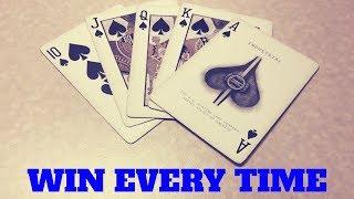 How to WIN at POKER (EVERY SINGLE TIME!)