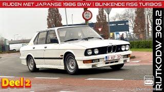 Rijden met Japanse 1986 BMW | Blinkende turbo's op RS6 V10 | X5M Competition 2 zitter!