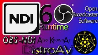 NDI 6 and OBS NDI aka DistroAV Tutorial - How to install and use NDI to send video between PCs