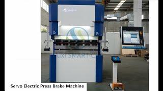 Electric Press Brake Machine 40Ton 1300 with Delem DA66T 3D Controller, Small Servo Press Brake