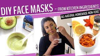 HOMEMADE FACE MASK RECIPES - From Kitchen Ingredients!