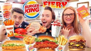 Tasting EVERYTHING On BURGER KING’S Menu!!!