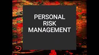 Personal risk management