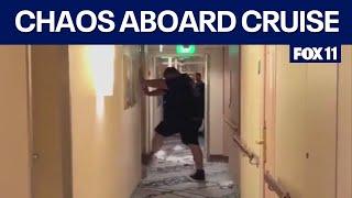 Chaos on Royal Caribbean cruise; Man, possibly intoxicated, attacks crew member