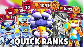 Top 10 Easiest Rank 30s In Brawl Stars (New Meta)