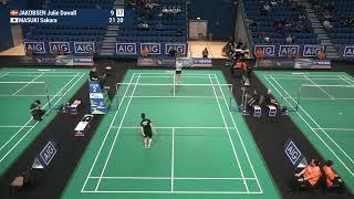 Match point - Julie Dawall Jakobsen vs Sakura Masuki - WS, SF - Irish Open 2024