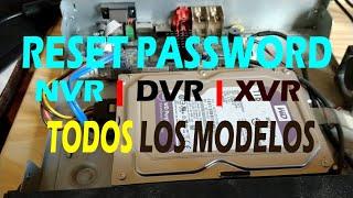 RECUPERAR CONTRASEÑA en DVR NVR sin BOTON de RESET