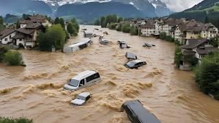 Disaster Flood in Swiss History: Rain and Landslides Inundate 81% of Morges