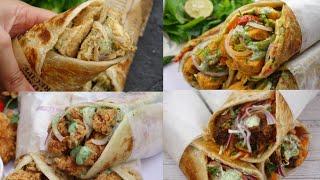 4 Best Paratha Roll Recipes,Chicken & Beef Paratha Roll By Recipes Of The World