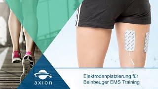 Beinbeuger - Elektrodenplatzierung für EMS Training | axion