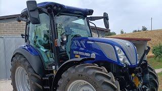 New holland T.5 140 2023 BLU POWER (auto command) + ranghinatore claas