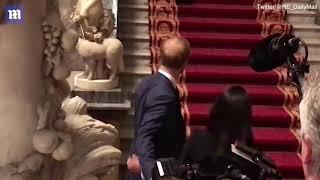 Harry and were greeted at Goldsmiths' Hall by General Sir Nick Carter, the Army's Chief of General S