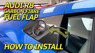 How To Install Audi R8 Carbon Fibre Fuel / Gas Flap