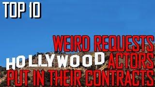 Top 10 Weird Requests Hollywood Actors Put in their Contracts