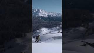 Skiing Deep Powder to Propeller: Heli-Ski Rendezvous in the Alps #shortvideo