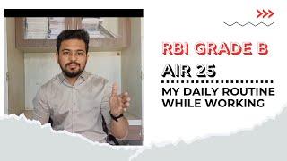 My daily study routine while working || RBI Grade B || SBI PO || Shreyash Vajir ||