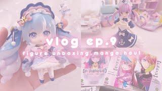 vlog ep.9 // snowmiku 2023 nendoroid unboxing˚₊ , popup parade minato aqua, manga haul 彡