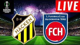 Bk Hacken vs 1. Fc Heidenheim Live Score | Uefa Europa Conference League 2024 | Full Match Streaming