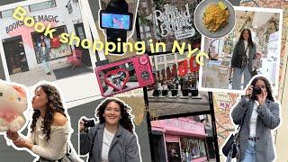 Book Shopping in New York City, Thrifting + Trying Viral Foods | NYC Day 3 | Exploring NYC 