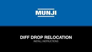 Munji 4x4 Accessories - Diff Drop Relocation (Install Instructions)