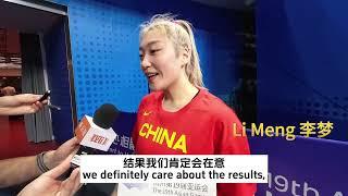 Li Meng expressed her gratitude on being selected to the 2023 WNBA All-Rookie Team