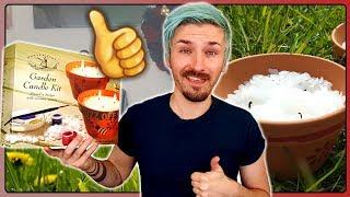 House Of Crafts Garden Candle Making Craft Kit Review | How To Make A Garden Candle