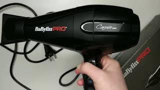 Фен для волосся Babyliss PRO Caruso ionic 2400 Вт BAB6510IRE короткий огляд