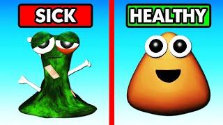 SICK vs HEALTHY POU