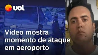 Tiroteio em Guarulhos: câmera flagra momento exato que alvo do PCC é morto no aeroporto