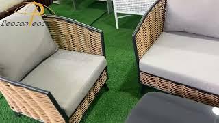 Beacon Peace Outdoor Patio Garden Furniture Sofa Tables And Chairs Set #outdoorsofaset #furniture