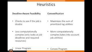 Deadline-aware scheduling for cloud networks - Michael Wang