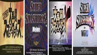Super Smash Bros. Japanese/English Title Screen Comparison