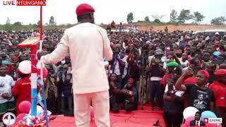 H.E PRESIDENT BOBI WINE SPEECH IN NTUNGAMO TODAY