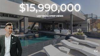 Modern Mansion Tour With Las Vegas Strip Views In The Exclusive Community of MacDonald Highlands