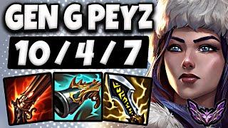 Caitlyn vs Jhin ADC [ Gen G Peyz ] Patch 14.21 Ranked Master Korea 