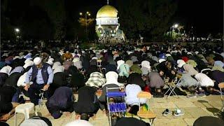 AL AQSA MOsque Saturday 21st Dec Fajar Prayer || نفل صلاة الفجر فی المسجد الاقصی المبارک